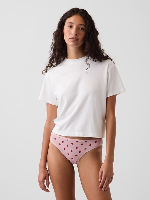 Image number 1 showing, MadeSoft Organic Stretch Cotton Thong