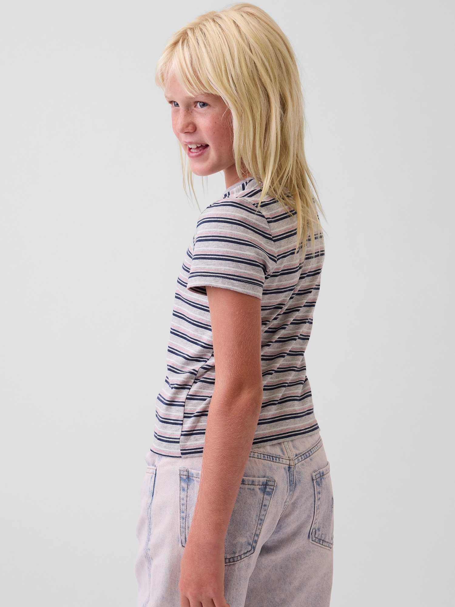 Детские футболки Gap Kids Stripe T-Shirt — фото 3