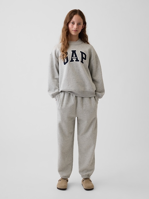Image number 4 showing, Kids VintageSoft Oversized Mockneck Logo Sweatshirt