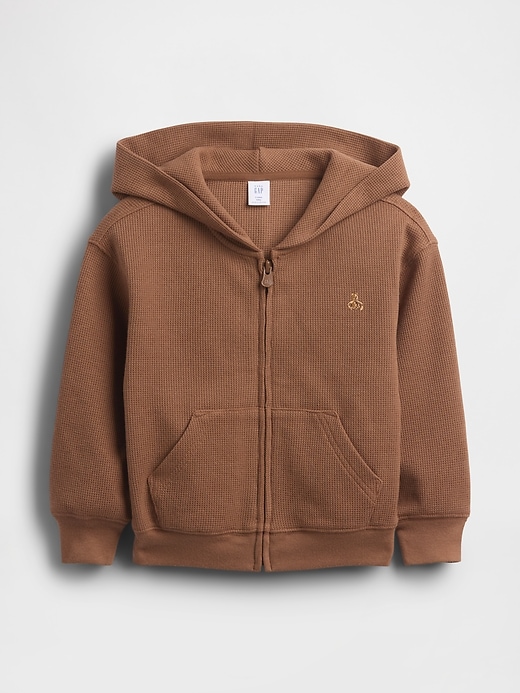 Baby & Toddler Waffle Zip Hoodie | Gap
