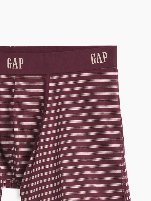 Image number 2 showing, 5" Organic Stretch Cotton Boxer Briefs (3-Pack)