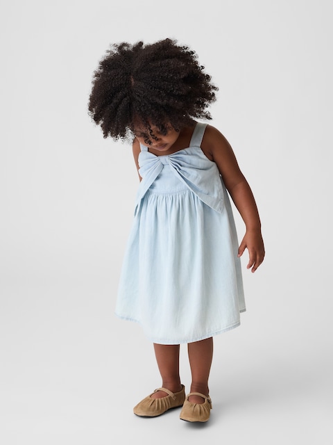 Baby & Toddler Denim Bow Dress