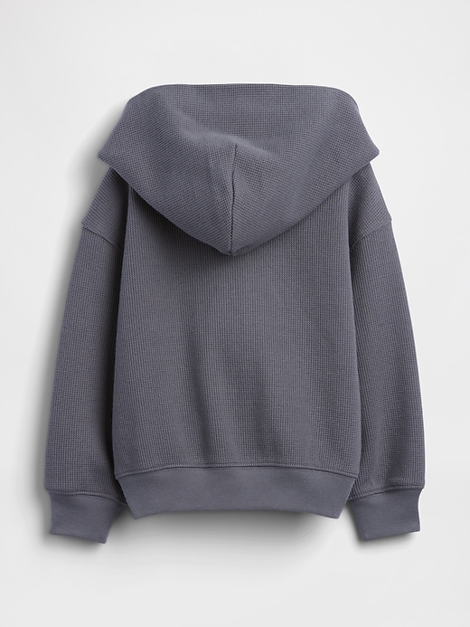 Image number 4 showing, Baby & Toddler Waffle Zip Hoodie