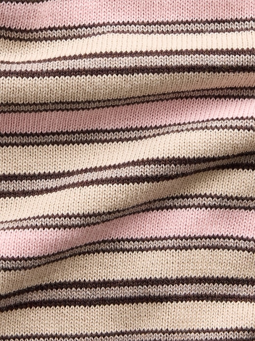 Image number 4 showing, 100% Cotton Relaxed Polo Sweater