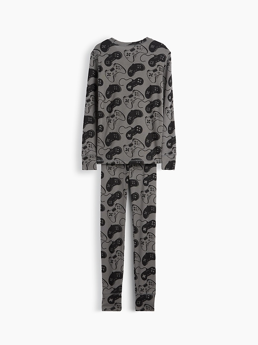 Image number 2 showing, Kids Organic Brushed Cotton PJ Set