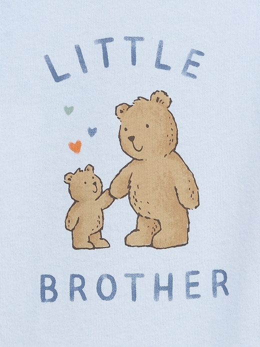 Image number 3 showing, Baby Organic Cotton Family Graphic Bodysuit