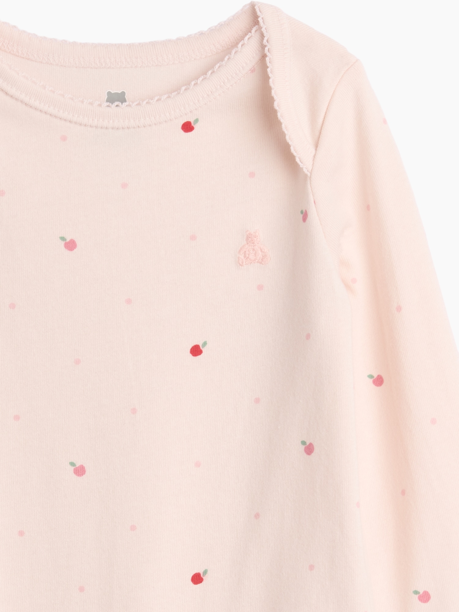 Боди Baby First Organic для детей, хлопок — Gap, цвет: Apple — фото 3
