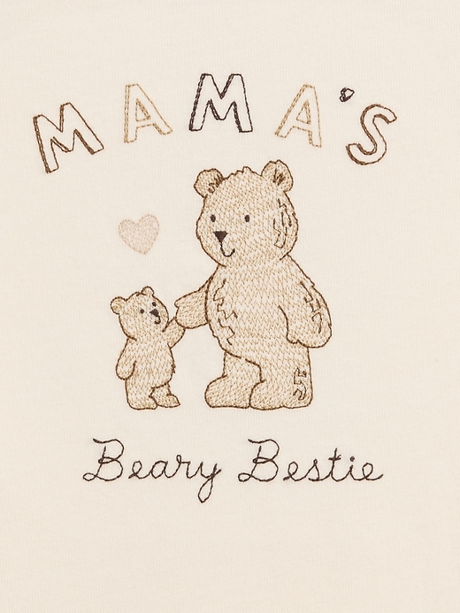 Image number 3 showing, Baby Organic Cotton Family Graphic Bodysuit