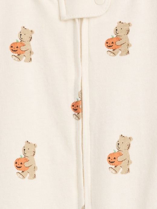 Image number 3 showing, Baby Organic Cotton Print Footed One-Piece