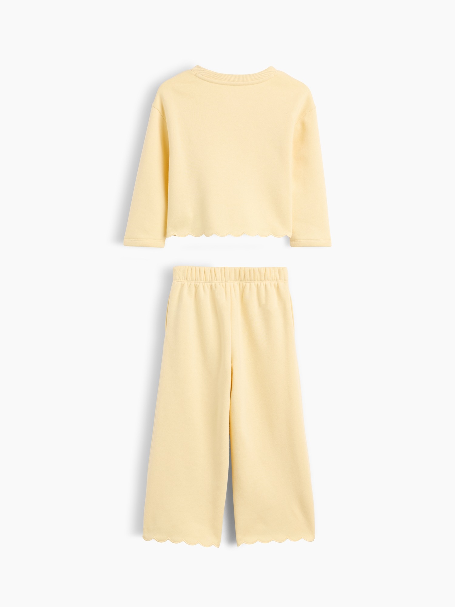 Спортивный комплект для малышей Gap VintageSoft с фестонами, цвет: Жёлтый — фото 2
