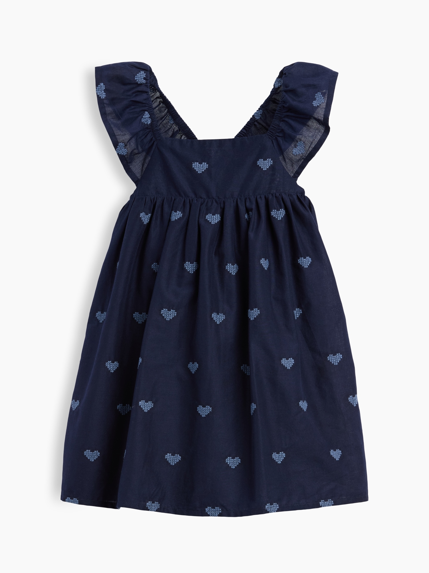 Детские платья Gap Baby & Toddler Embroidered Flutter-Sleeve Dress — фото 2