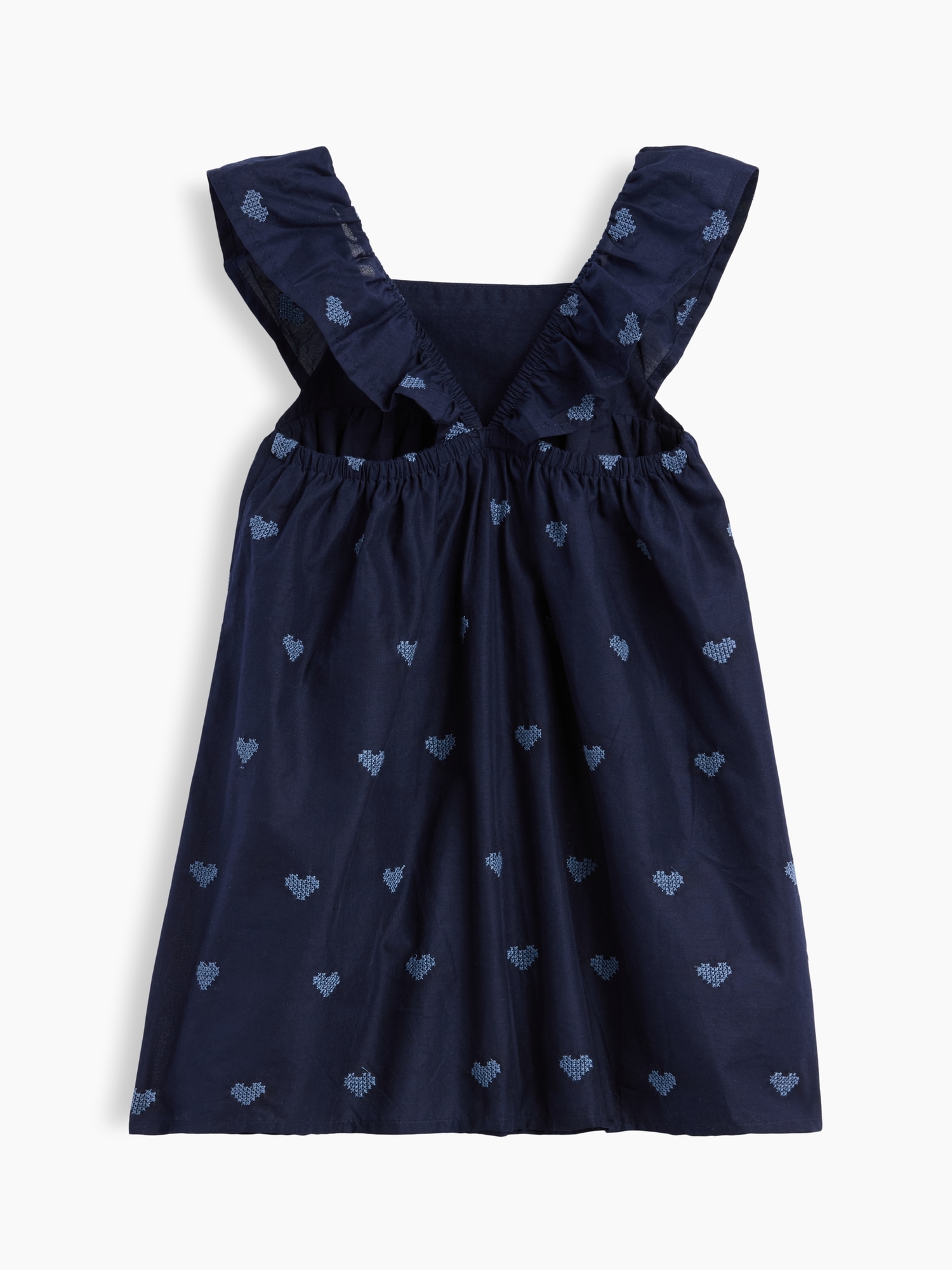 Baby & Toddler Embroidered Flutter-Sleeve Dress
