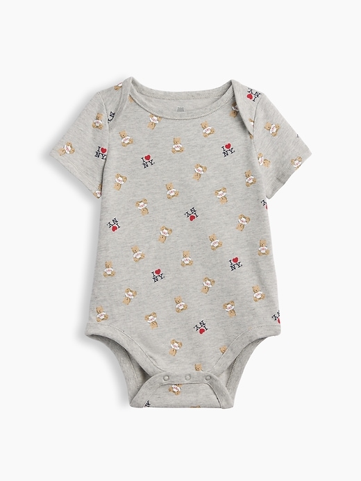 Image number 1 showing, Baby Organic Cotton I Heart NY Bodysuit