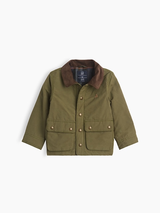 Image number 1 showing, Baby & Toddler Waxed Jacket