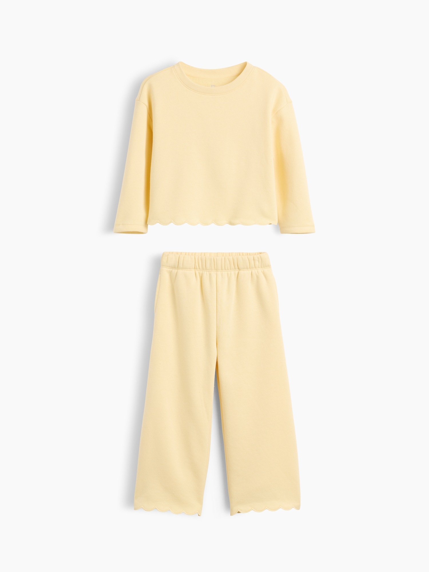 Спортивный комплект для малышей Gap VintageSoft с фестонами, цвет: Жёлтый
