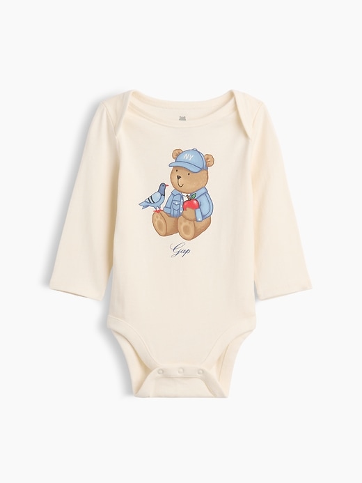 Image number 1 showing, Baby First Favorites Organic Cotton Graphic Bodysuit