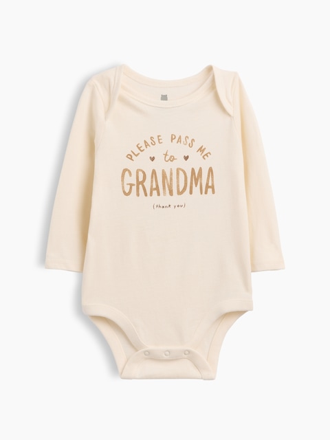Baby Organic Cotton Family Graphic Bodysuit