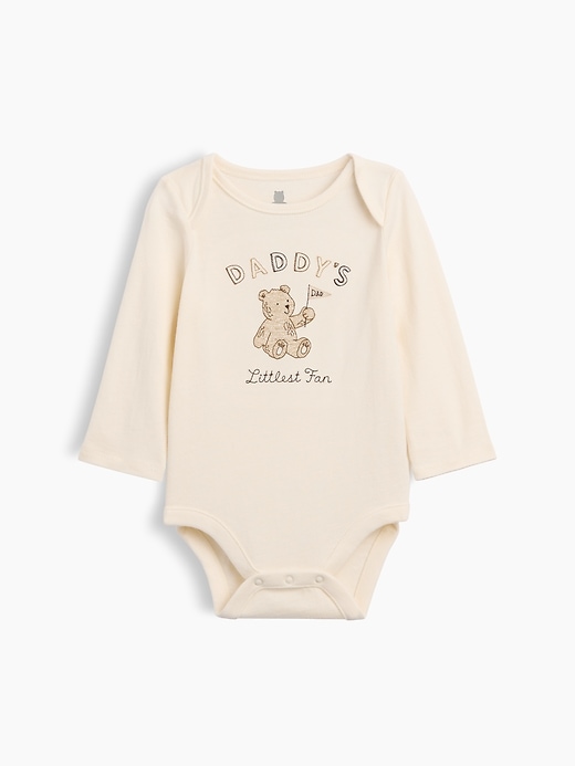 Image number 1 showing, Baby Organic Cotton Family Graphic Bodysuit