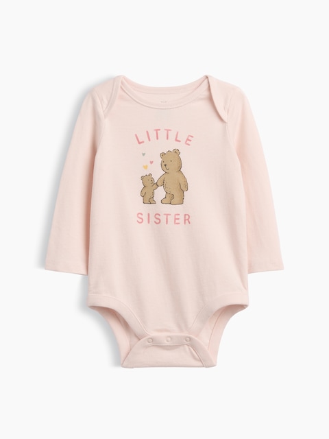 Baby Organic Cotton Family Graphic Bodysuit