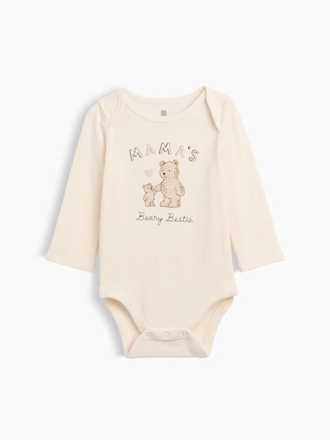 Baby Organic Cotton Family Graphic Bodysuit