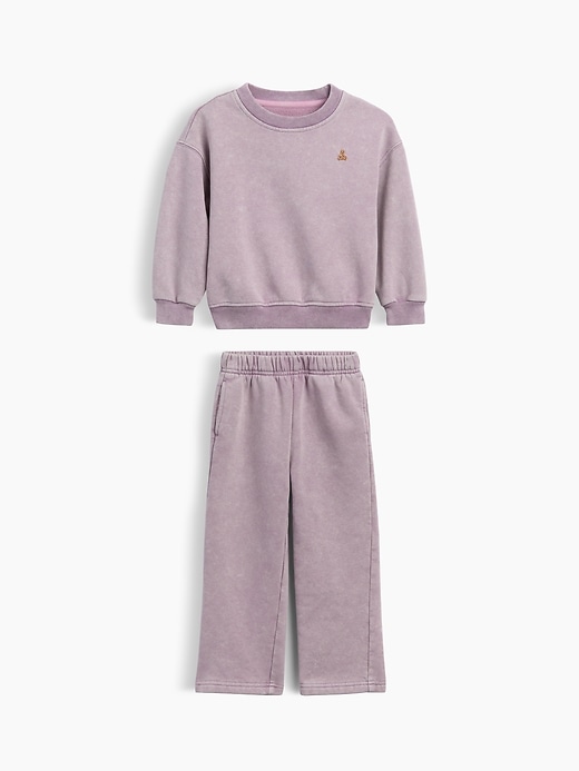 Image number 1 showing, Baby & Toddler VintageSoft Washed Sweat Set