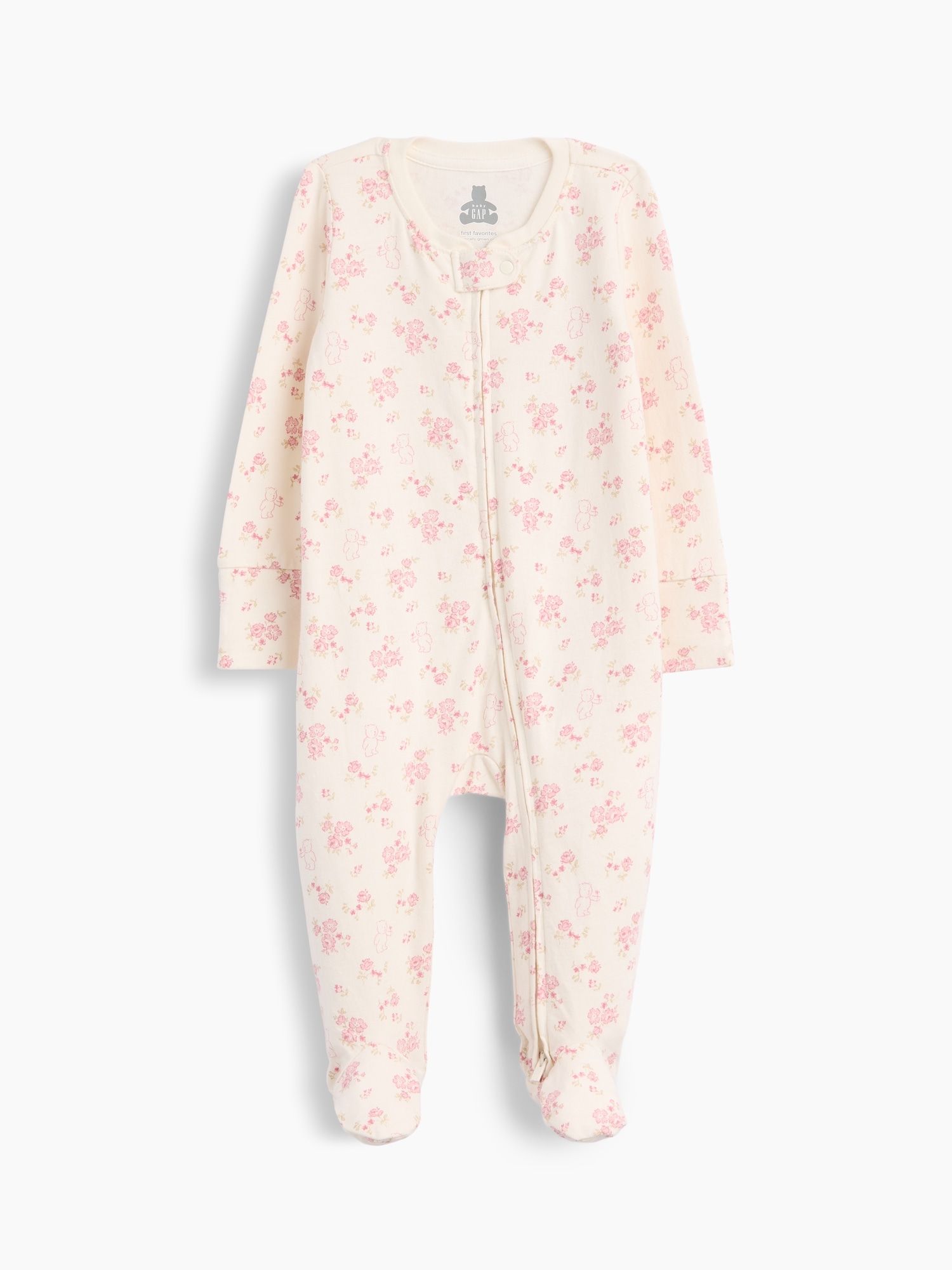 Baby First Favorites Organic Cotton Footed One-Piece