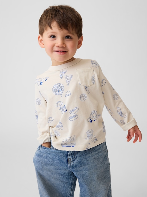 Baby & Toddler Mix & Match Print Pocket T-Shirt