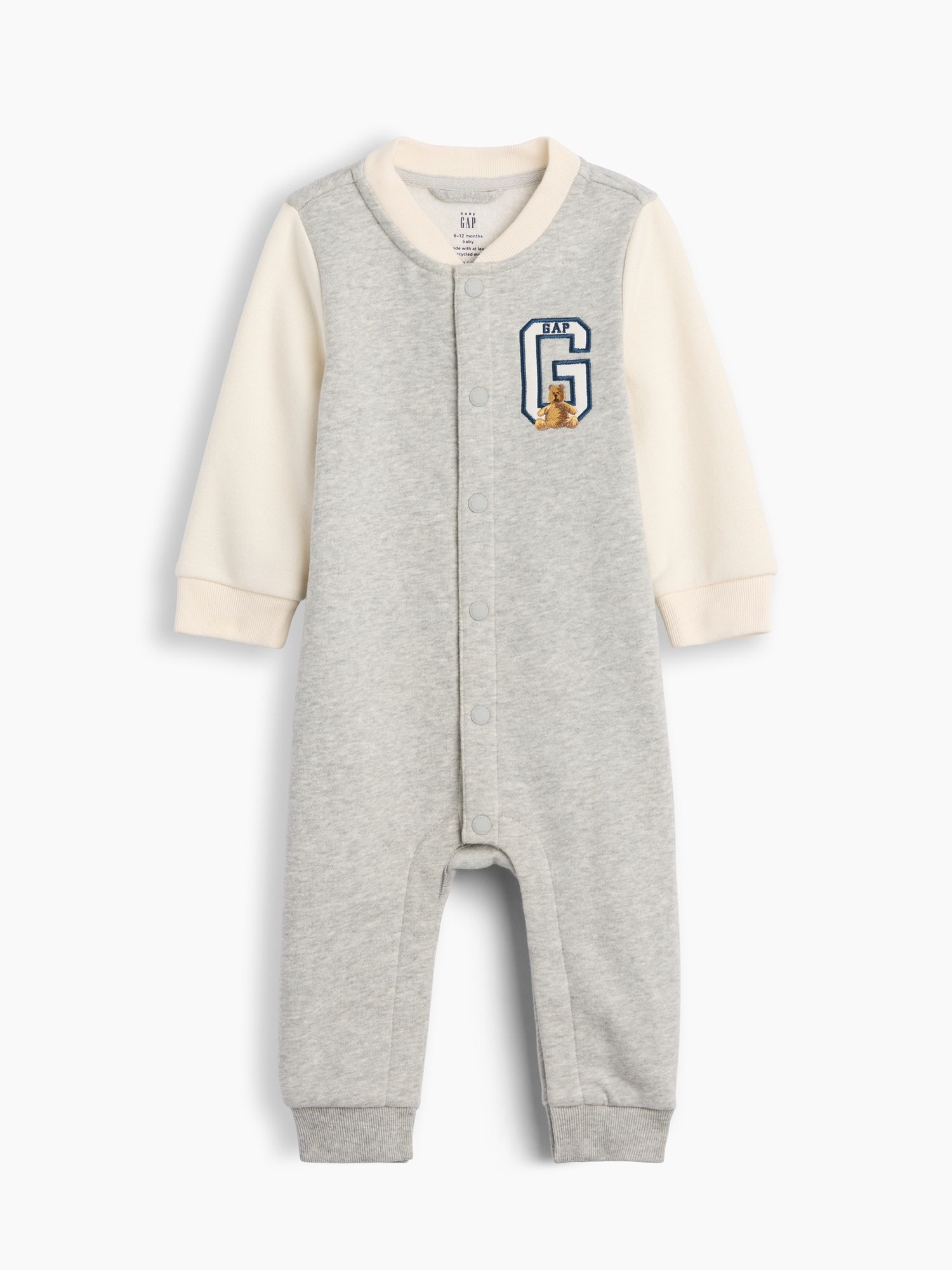 Gap Baby VintageSoft Varsity Logo One-Piece