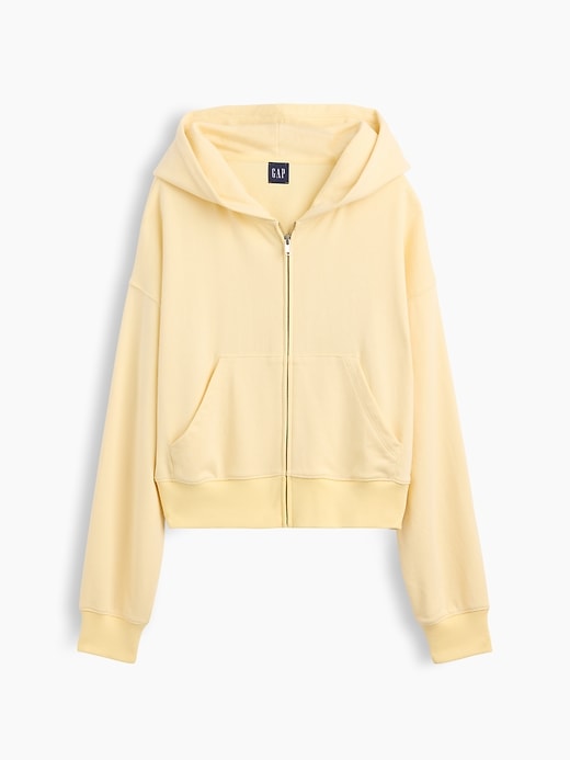 VintageSoft Terry Oversized Wedge Zip Hoodie | Gap