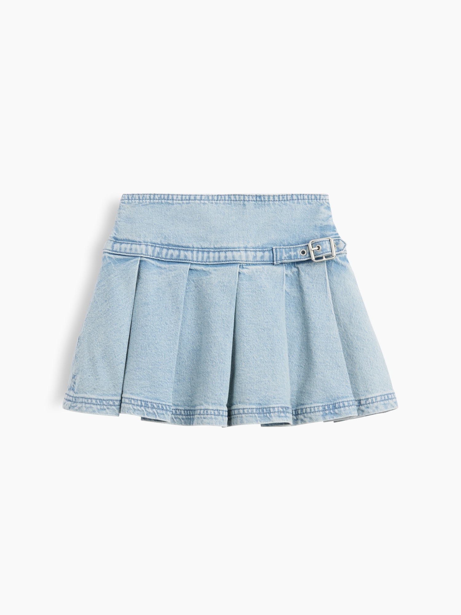 Gap Kids Denim Pleated Mini Skirt — фото 2