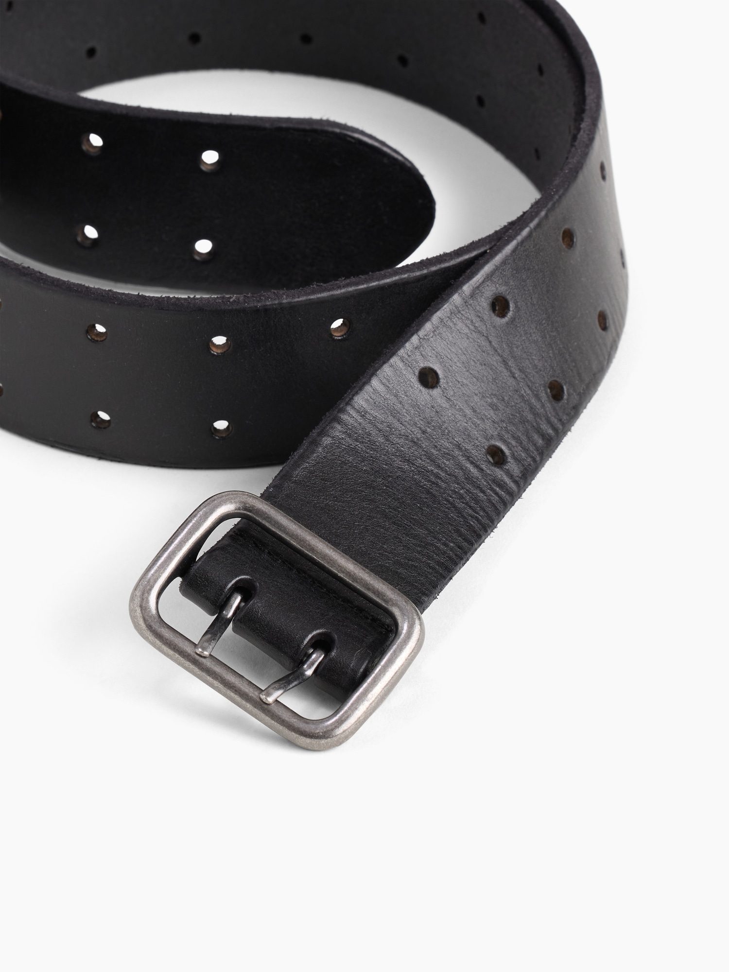 Double-Prong Leather Belt