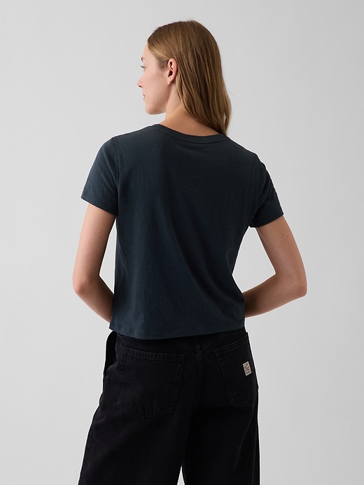 Image number 3 showing, 100% Cotton Authentic Shrunken T-Shirt
