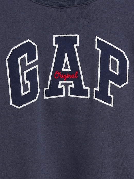 Image number 5 showing, Kids VintageSoft Oversized Mockneck Logo Sweatshirt