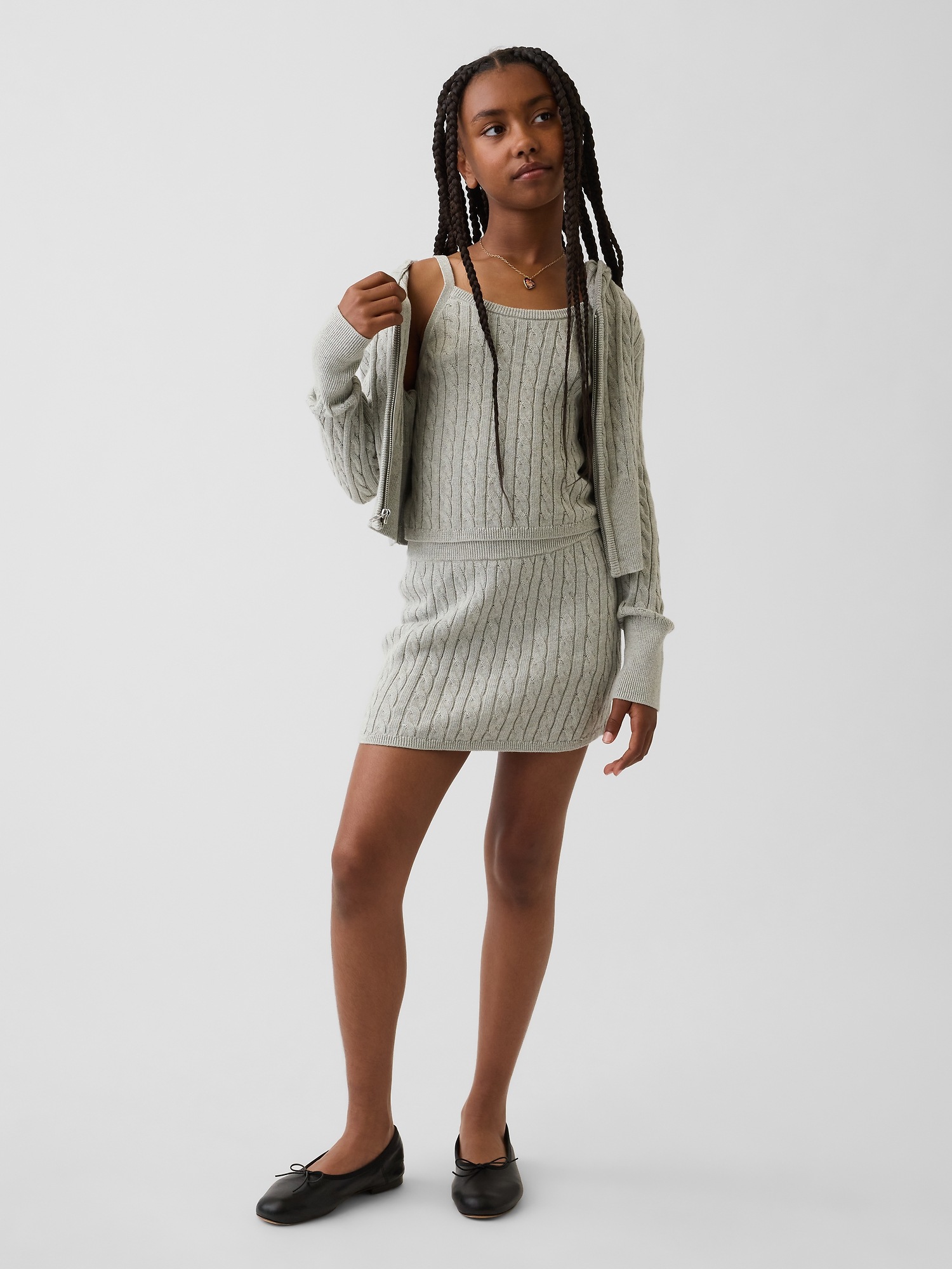 Детские юбки Gap Kids Cable-Knit Sweater Skort