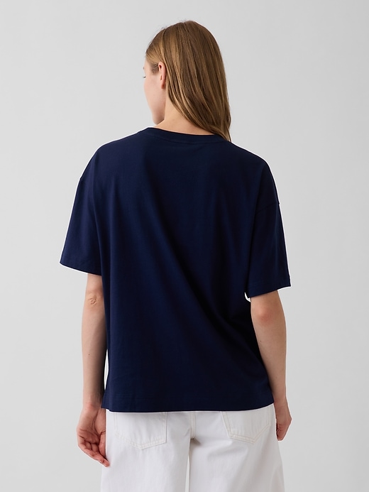 Organic Cotton VintageSoft Oversized Logo T-Shirt | Gap