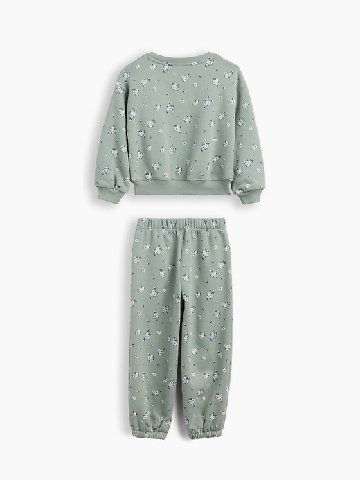 Image number 2 showing, Baby & Toddler VintageSoft Floral Sweat Set