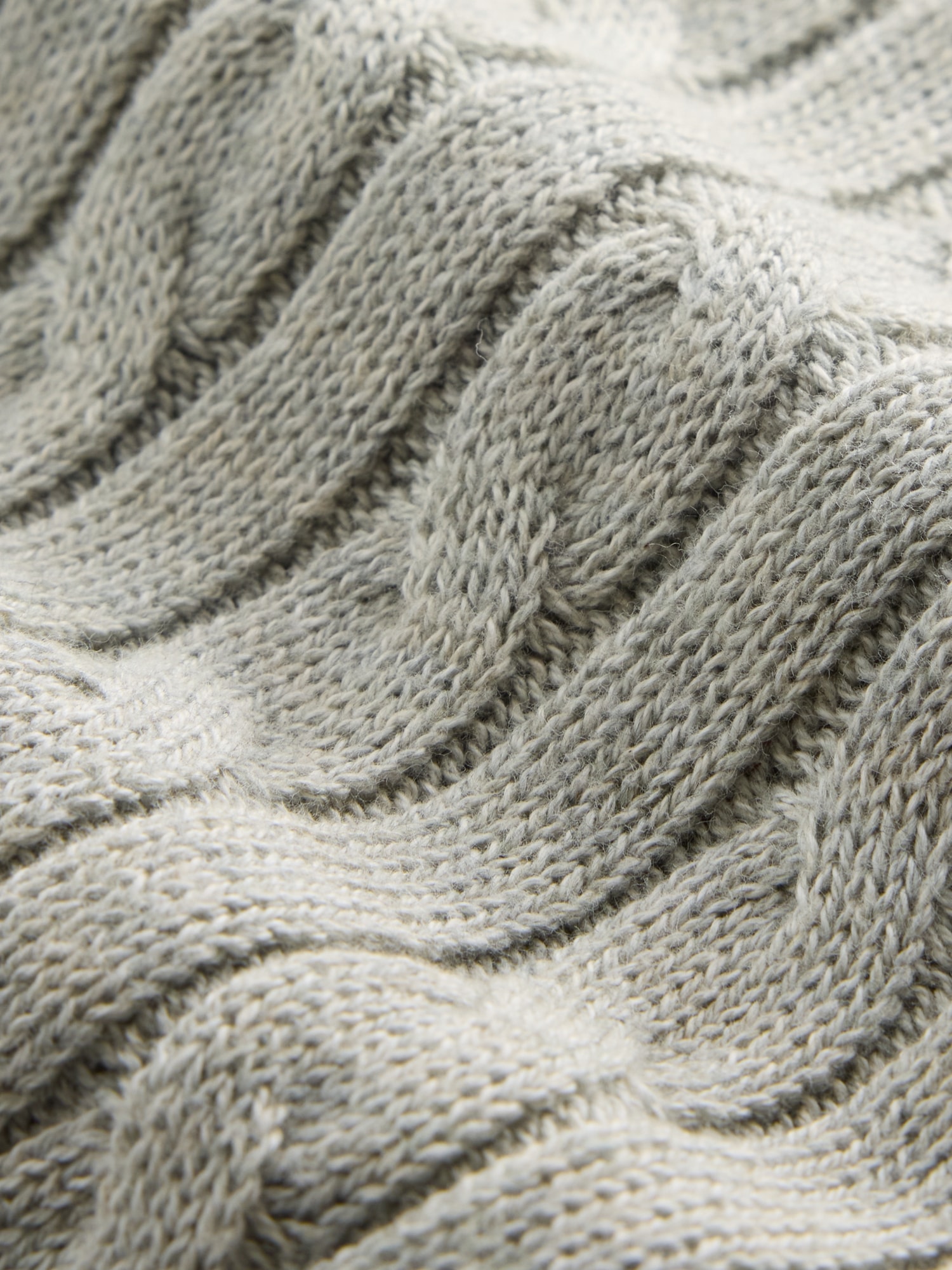 Kids Cable-Knit Sweater Zip Hoodie