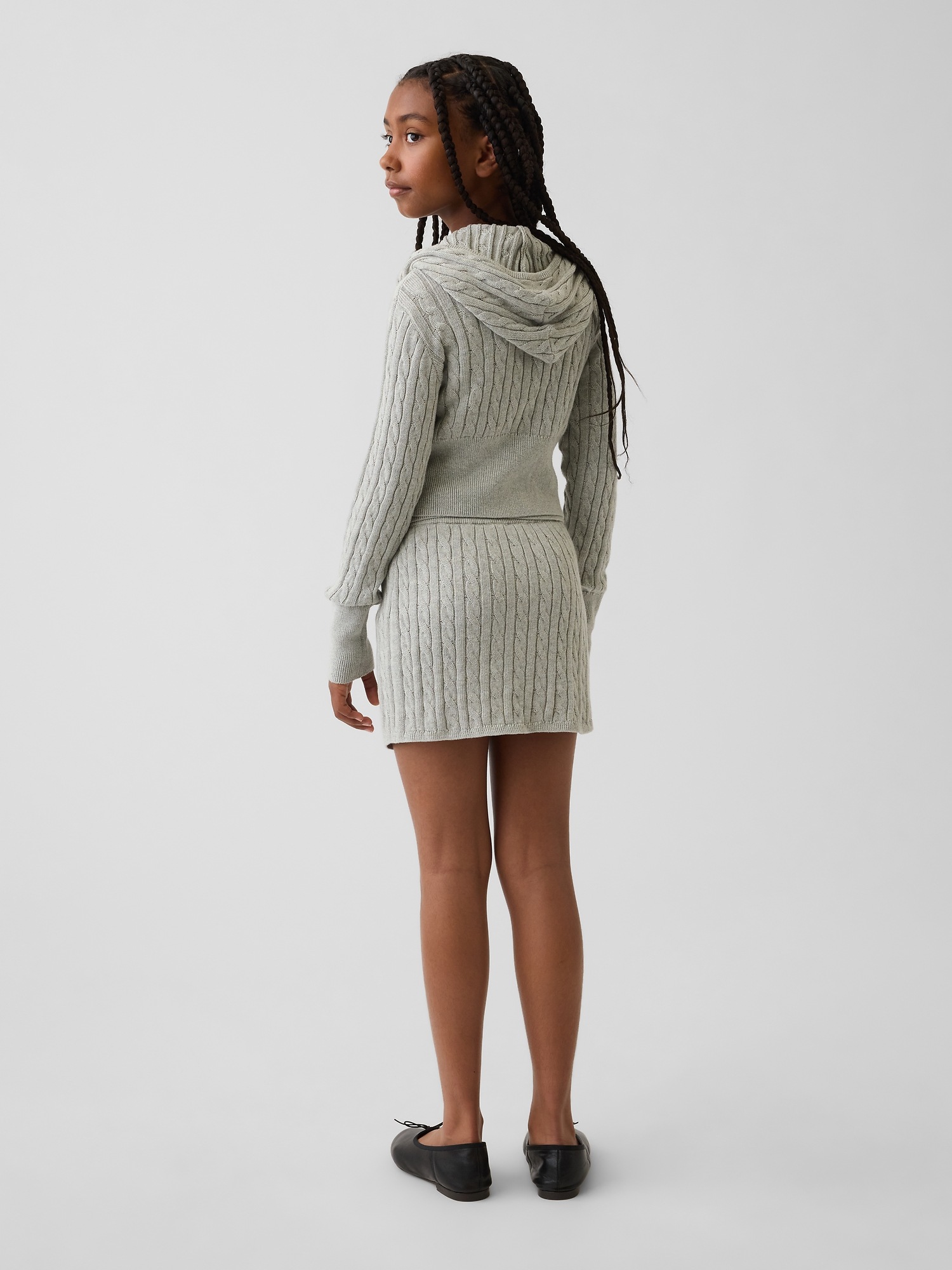 Детские юбки Gap Kids Cable-Knit Sweater Skort — фото 3