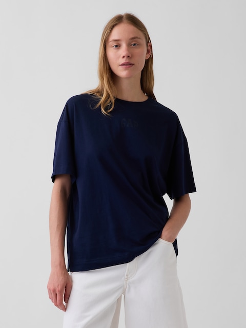 Organic Cotton VintageSoft Oversized Logo T-Shirt