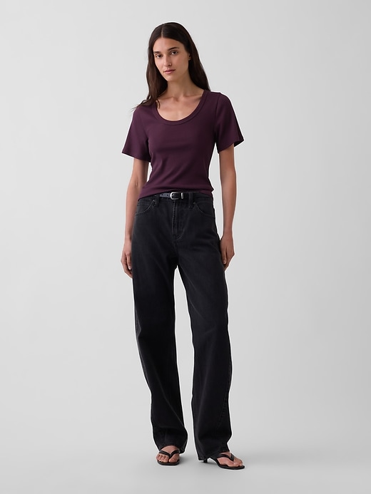 Image number 2 showing, Rib Scoop T-Shirt