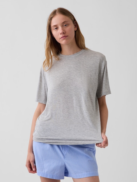 SoftMade Modal Oversized PJ T-Shirt