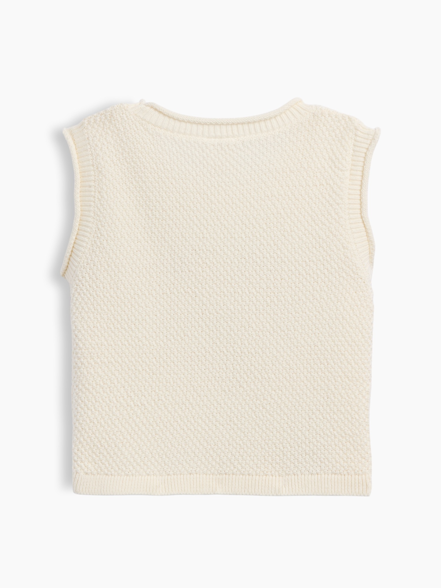 Жилет Gap Brannan Bear Sweater Vest для малышей, цвет: Слоновая кость морозный — фото 2