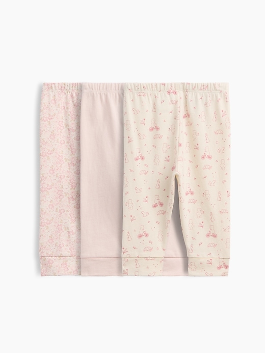 Image number 2 showing, Baby First Favorites Organic Cotton Pull-On Pants (3-Pack)