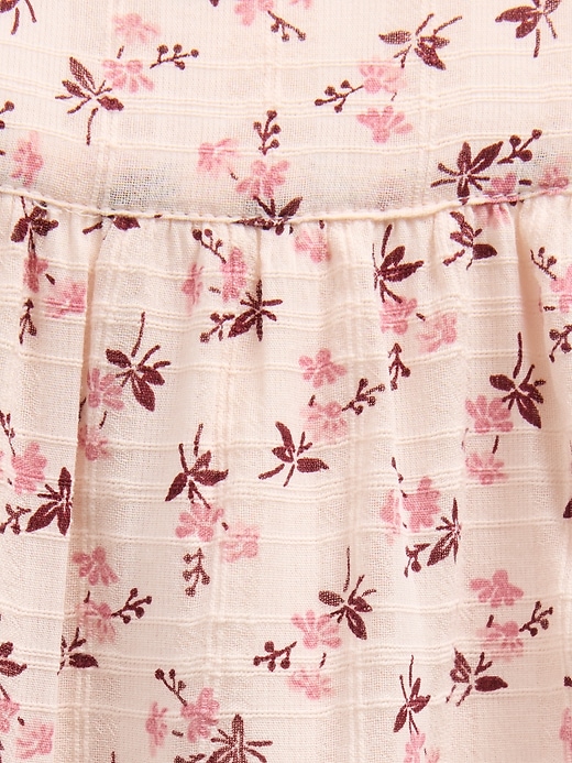 Baby Floral Ruffle Overalls | Gap