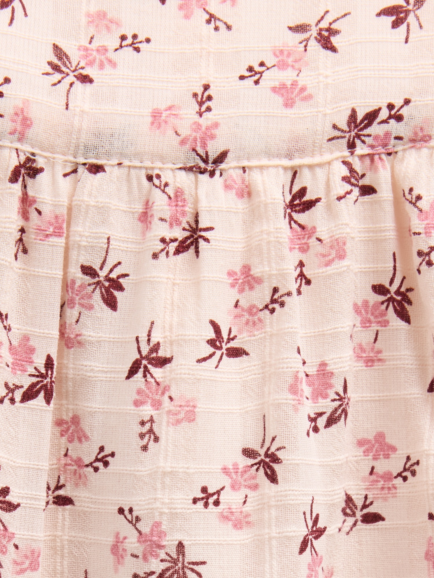 Комбинезон Gap Floral Ruffle Overalls для малышей, цвет: Розовый с принтом — фото 3