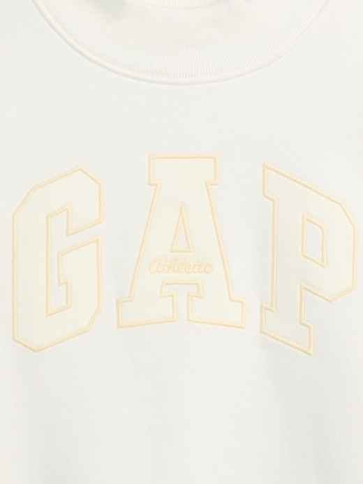 Image number 5 showing, Kids VintageSoft Oversized Mockneck Logo Sweatshirt