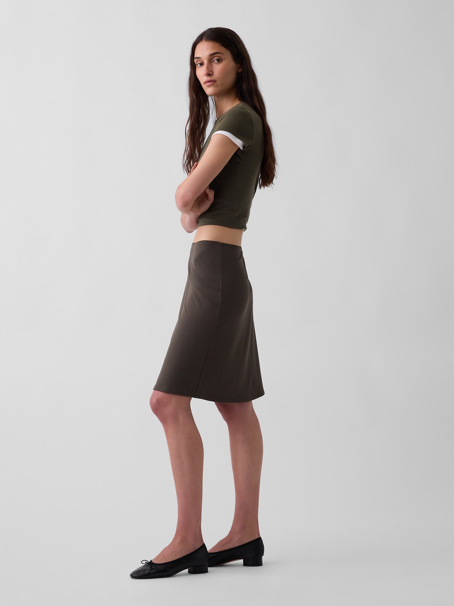 Gap Easy Knee-Length Skirt — фото 2