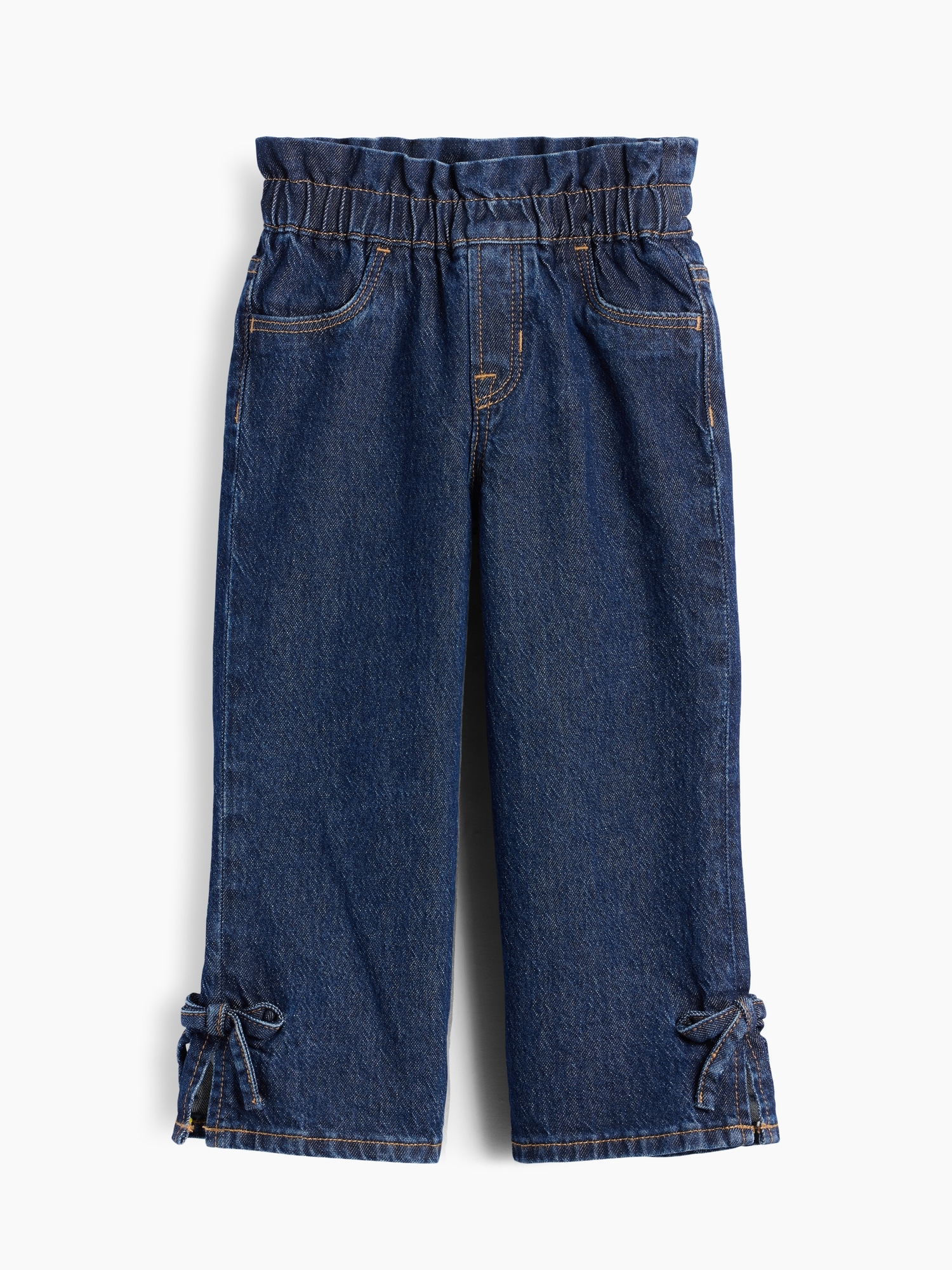 Детские джинсы Gap Baby & Toddler Bow Split-Hem Stride Jeans — фото 2