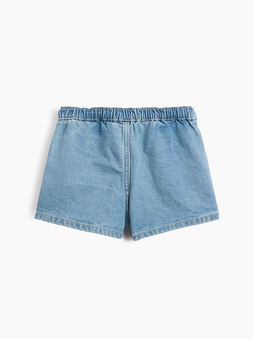 Image number 2 showing, Baby & Toddler Denim Pleated Skort
