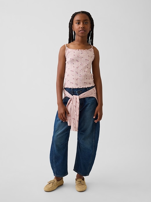 Image number 4 showing, Kids Pointelle Rib Cami